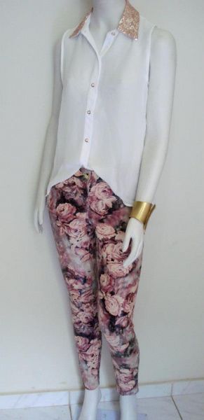 CALÇA FLORAL