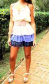 VESTIDO DE BABADO ACOMPANHA O CINTO
