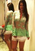 BLUSA RENDADA VERDE